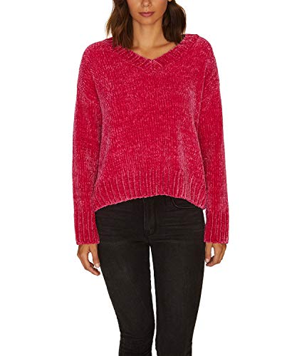 Sanctuary Clothing Womens Chenille Pullover Sweater, Red, X-Small