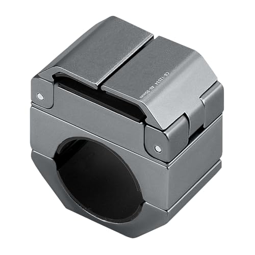 FxindX Support universel de téléphone portable pour vélo, moto, pour smartphone d'une largeur de 4 à 9 cm, rotatif à 360° (gris titane)