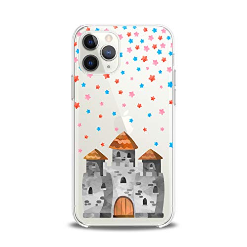 Lex Altern Case Compatible With Iphone 14 13 Pro Max 12 Mini 11 Xs Xr 8 X 7+ 6 Se 5 Print Cartoon Castle Star Pattern Smooth Cover Clear Princess Girl Slim Fit Castle Soft Lightweight Design Art Kid #TOP3