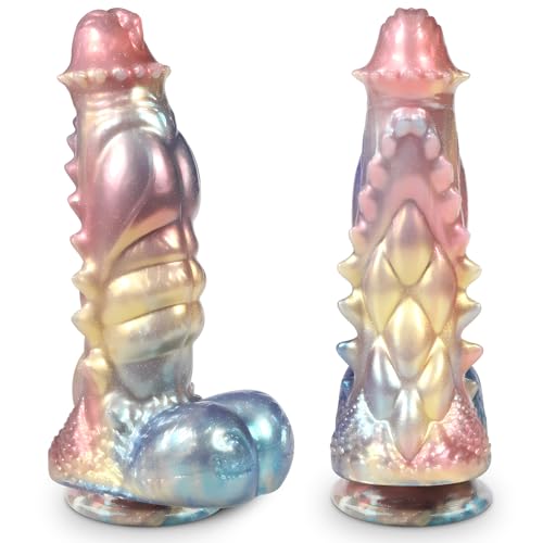Monster Dragon Dildo Huge Thick Dildo - 11.6'' Big Fantasy Horse Anal Dildo with Strong Suction Cup, 2.91LB Giant Soft Silicone Realistic Dildo for G-Spot Anal Play, Adult Sex Toys for Women Men Gay