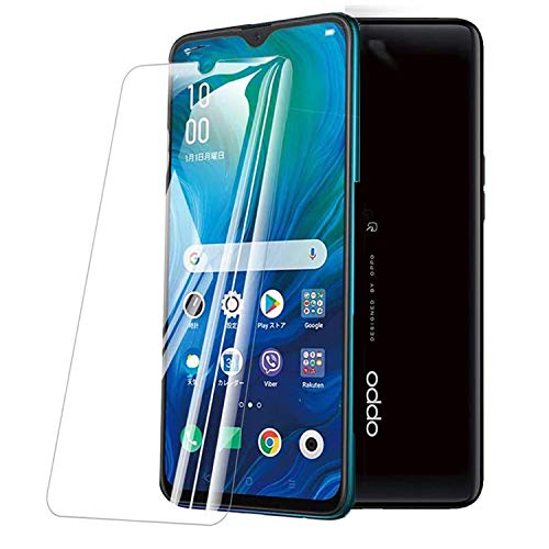 【2枚セット】NUPO OPPO Reno A ガラスフィルム 2.5D 硬度9H 飛散防止 指紋防止 高感度タッチ 極高透過率 旭硝子製 耐衝撃 OPPO Reno A 楽天モバイル 強化ガラス液晶保護フィルム
