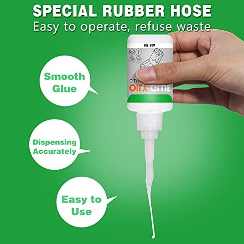 Universal Super Glue,Welding High-Strength Oily Glue, Waterproof Superglue, Strong Plastic Glue Fast Repair and Curing, All-Purpose Super Glue for Ceramic Wood Leather Plastic (2Pcs)