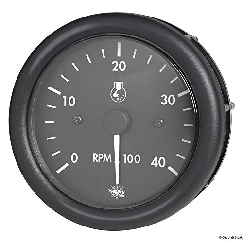 Compte-Tours Guardian Osculati 12V Calibrage Précis 2 et 4 Temps