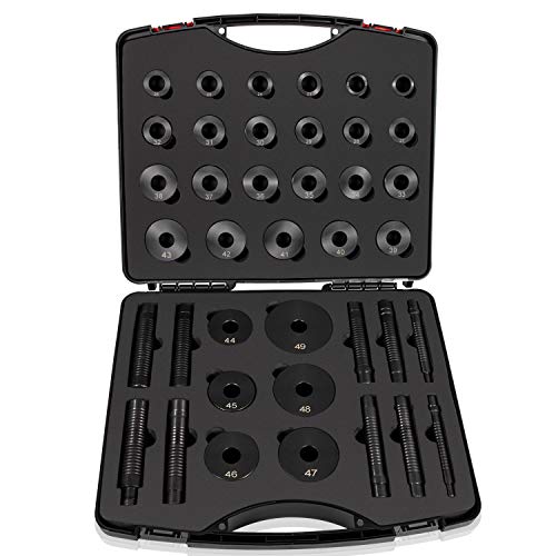 T-0220-39 Master Bushing Driver Set For Chrysler GM Ford Transmissions Bushing Bearing Seal Installer Remover Tool Kit (39 PCS)