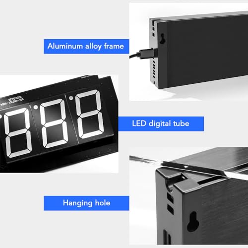 Cronómetro digital LED con control remoto para entrenamiento miniatura 3