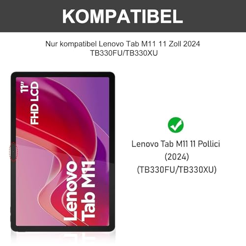 Funda teclado para Lenovo Tab M11 que soluciona la escritura lenta en pantalla 2