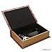 Hosley Farmhouse Memory Book Boxes Set of 3 Red Brown & Gold Storage Organizers in 12