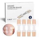 URAY 緊急傷口閉鎖装置 (PU) 傷テープ - 4個 ジップステッチ - 傷ケアテープ 肌の張力を減少 ハイキングなどのアウトドア活