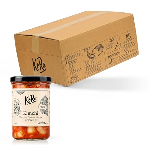 KoRo - Kimchi - Aus fermentiertem Chinakohl - Mit Chili Knoblauch und Ingwer - Vegan