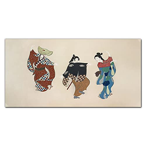 Décoration tableau en verre 100x50 impression murale Femme Kimono