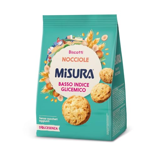 Misura Dolcesenza a Basso Indice Glicemico Frollini con Nocciole |