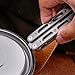 TGZUO Titanium Utility Knife with Clip Mini Pry Bar EDC Box Cutter Flipper Pocket Knife For Outdoor
