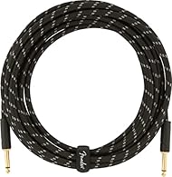 FOR YOU: Instrument Cable - 25 Ft - STR/STR BEST MATERIALS: 20 AWG - Braided Shielding - 24k Gold Plated Connectors YOUR TONE: Loss-free pure sound without ambient noise PLAY THE LEGEND: Fender - The worlds leading guitar manufacturer