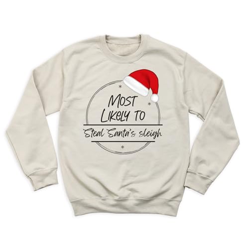 Funny Custom Matching Family Christmas Sweatshirts - Adult Hoodies in Sizes3