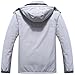 MAOYSSEN Herren Winter Skijacke wasserdichte winddichte atmungsaktive Jacke mit Fleecefutter abnehmbare Kapuze dicke Softshelljacke