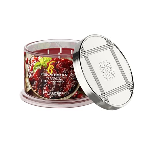HomeWorx by SLATKIN + CO. Candle- Cranberry Sauce, 18 oz.