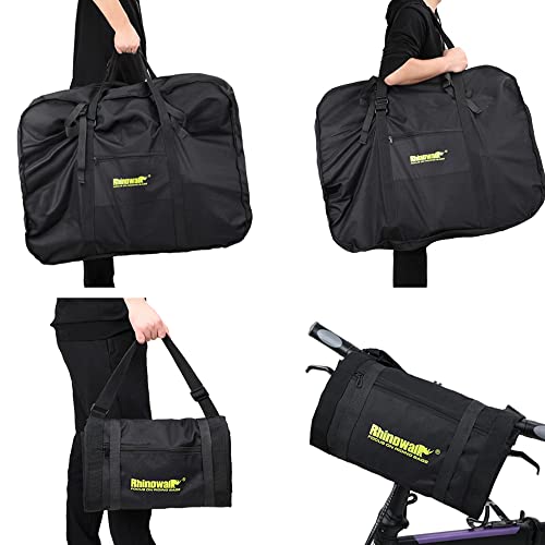 BAIGIO Klapprad Transporttasche Fahrrad Reisetasche für 16- 20 Zoll Faltrad Wasserabweisend Faltbar Tragetasche Fahrradtasche Schutzhülle Tasche Abwahrungstasche für Transport, Flugzeug Auto U-Bahn