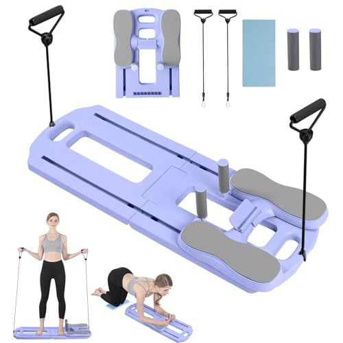 Pilates Board Set, Portable Ab Core Trainer, Foldable Reformer Board for Home