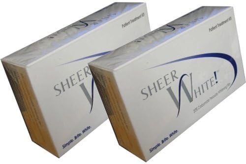 Sheer White Teeth Whitening Strips (Double Pack) (Double Pack)