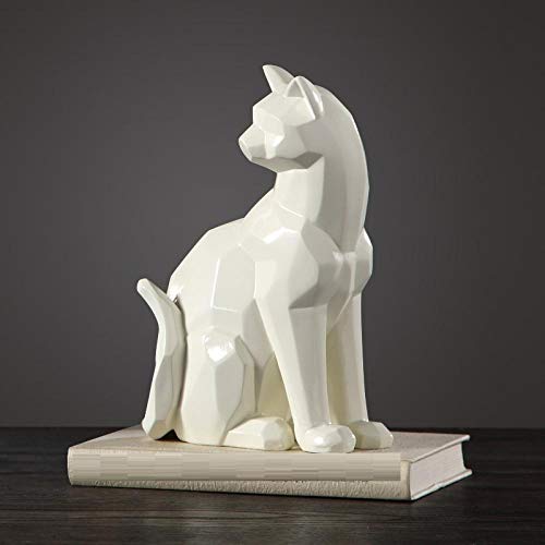 Décoration animale en résine et statuette de chat de collection - 2