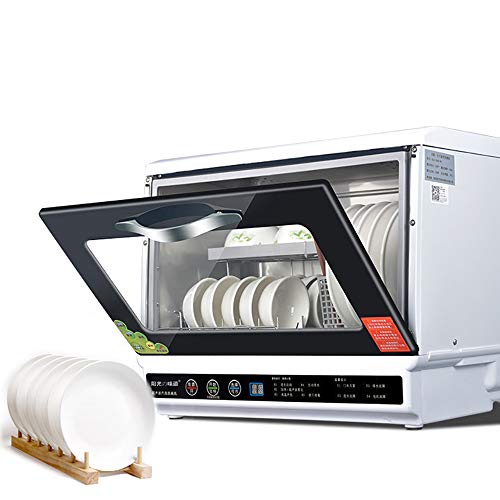 Mini Spülmaschine Geschirrspüler Geschirrspülmaschine Geschirrspüler Tischgeschirrspüler Edelstahl, gehärtetes Glas Hochtemperaturdesinfektion