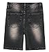 Anbreuinron Boy's Black Jean Shorts with Holes Ripped Destroyed Distressed Slim fit Fashion Denim Shorts,500,10