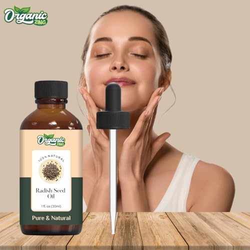 Image of Organic Zing Radish Seed (Raphanus sativus) Oil | Pure & Natural Carrier Oil for Massage, Skincare & Haircare- 30ml /1.01fl oz