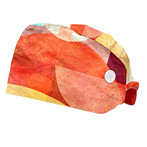 Chapeaux de travail unisexes à motif cercles colorés (lot de 2 casquettes)