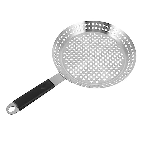 UPKOCH Practical Stainless Steel Roasting for Outdoor Bbq Non Stick Design Detachable Handle Easy to Clean for Grilling Vegetables Steak and More