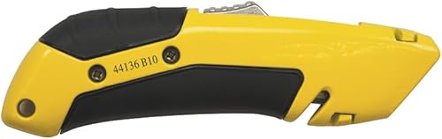 Miniatura 3 de Klein Tools 44136 Cuchillo utilitario, cortador de caja autoretráctil y cuchillo de manualidades con agarre antideslizante, pelacables y agujero