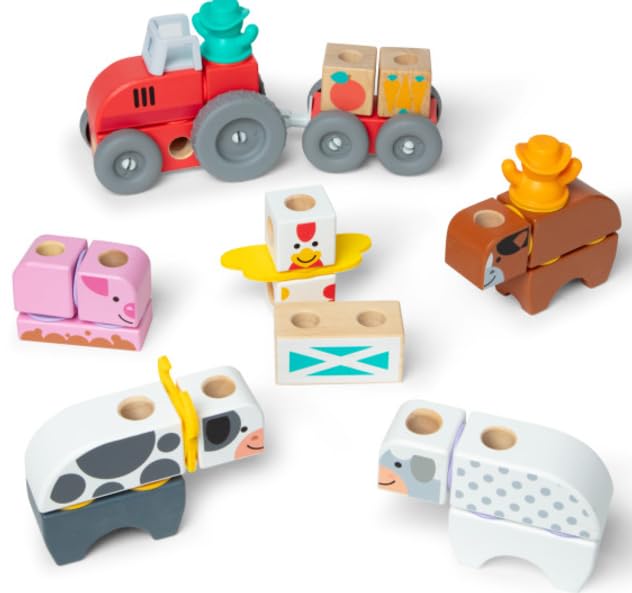 Farm Blockables Bundle (Mini Farm & Farm), Multi-color, 11.6 x 10.05 x 5.3 - Image 2