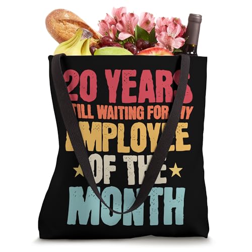 Bolso tipo tote para celebrar 20 años de trabajo de un empleado miniatura 4