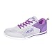 FNKDOR Chaussures de Course à Coussin Femme Chaussures de Sport de Mode en Plein de Voyage Décontracté Baskets Course Gym Fitness (A Mauve,38)