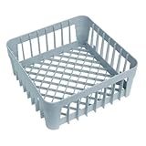 Cesta adecuada a la mayoría de lavavasos industriales pequeños. Ver que la cesta sea de 35x35 cms