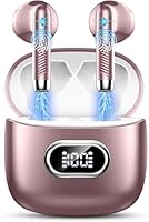 Drsaec Bluetooth 5.3 Kopfhörer, In Ear Kopfhörer Kabellos Bluetooth 2025 Neu Kabellose Kopfhörer mit 4 ENC Mic, Noise Cancelling Ear Buds 42Std Tiefer Bass IP7 Wasserdicht Ohrhörer LED-Anzeige USB-C