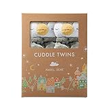 Angel Dear Cuddle Twin Set, Grey Penguin