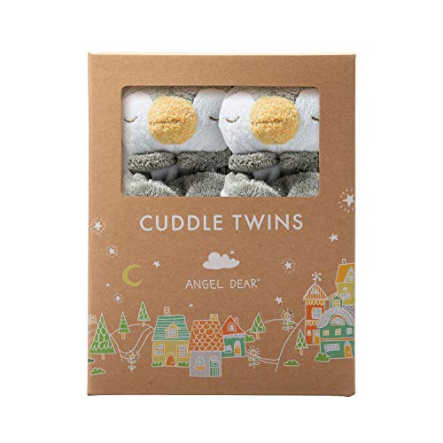 Angel Dear Cuddle Twin Set, Grey Penguin
