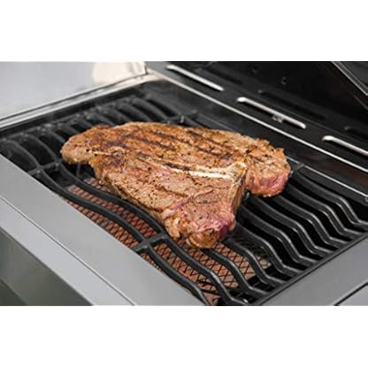 Nexgrill Deluxe 5B Gasgrill I 5 + 2 Brenner Gas Grill mit Edelstahl-Seitenkocher & Infrarot Seitenbrenner I Grillwagen mit Pro Touch Gusseisen-Grillrost & Keramik Backburner – Bild 6