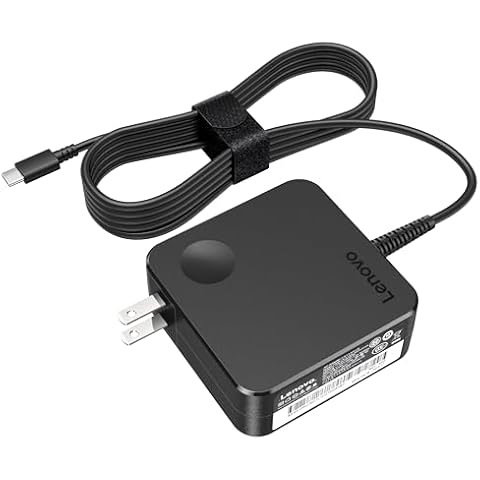 65W USB-C Latop Wall Charger for Lenovo Yoga C940 C740 C930 Yoga 7 14itl5 15itl5,Ac Wall Adapter for ThinkPad E580 E585 E590 E595 ThinkPad X1 Carbon T470s T480 T490 T580 Laptop Power Supply Cord Cover