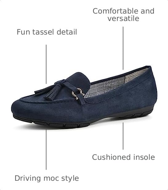 Image of Cliffs by White Mountain Women's Gush Cushioned Driving Moccasin Loafer Flat