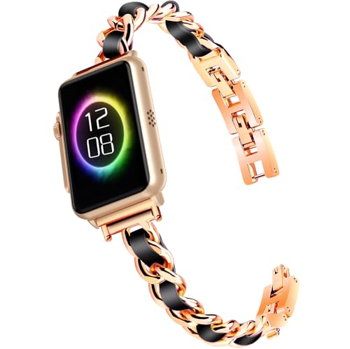 Correa metálica ajustable para smartwatch FITVII miniatura 1