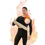 [QulbltX] あったかインナー メンズ [防寒肌着・吸湿保温・伸縮性] ヒートテック 長袖シャツ 前開き 上下セット 長袖シャツ ズボン下 極暖 防寒 保温 インナーウェア 裏起毛 冬用 ブラック M