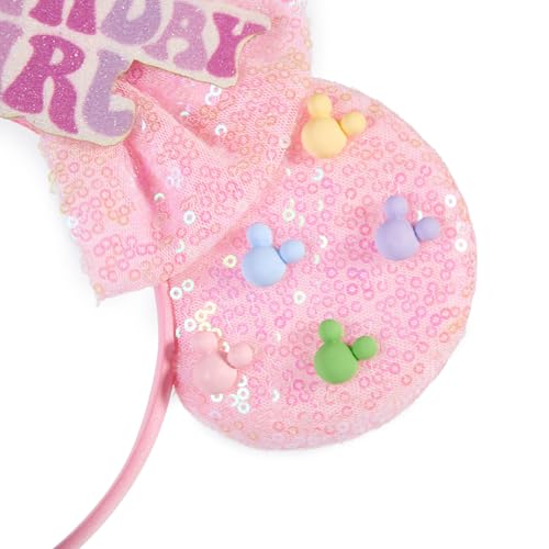 Image of FANYITY Mouse Ears, Sequin Mouse Ears Headband for Girls Women Halloween Birthday Party