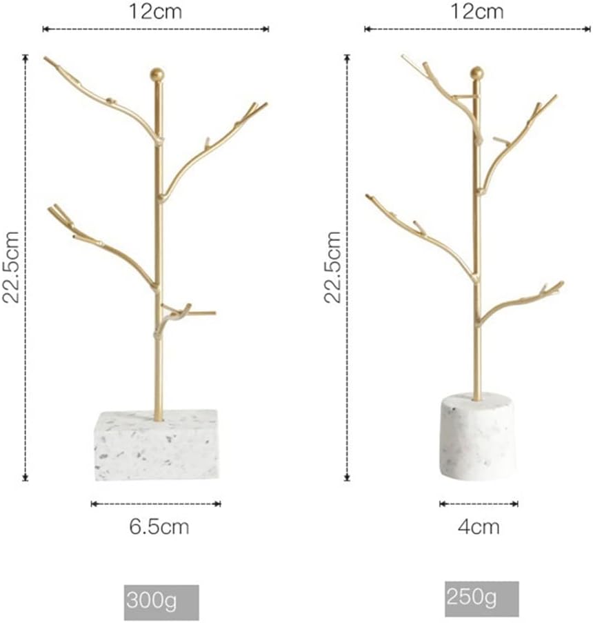 Jewelry Display Storage Rack Earrings Necklace Bracelet Ring Holder Shelf Jewelry Organizer Stand Holder (Color : A, Size : 22.5 x 12 x 4cm) (B 22.5 x 12 x 4cm)