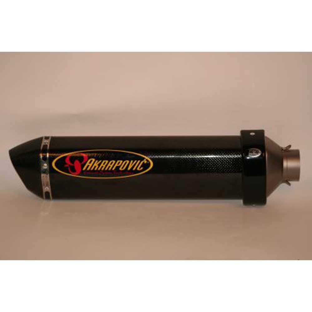R&G Racing Products Akrapovic Hexagonal Exhaust Protector, Noir