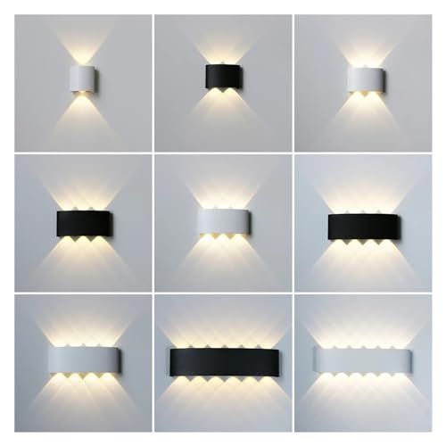 Aplique de pared moderno para iluminar el porche o el jardín 2
