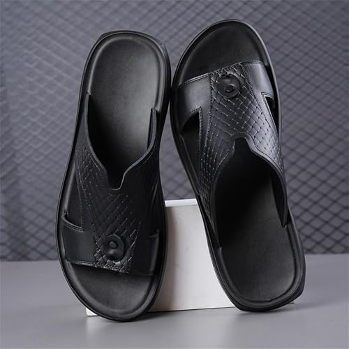 Mens Beach Flip Flop Non-slip and Wear-resistant Slide Sandal Indoor Outdoor Casual Thong Slip on Athletic Sandals3