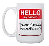 Princess Consuela Banana Hammock - 15 oz Deluxe Large Double-Sided Mug