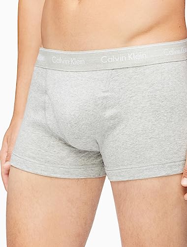 Image of Calvin Klein Men's Polyester Classic Solid Trunk (Pack of 3)