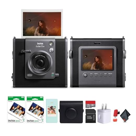 Fujifilm Instax Wide Evo Instant Camera Bundle